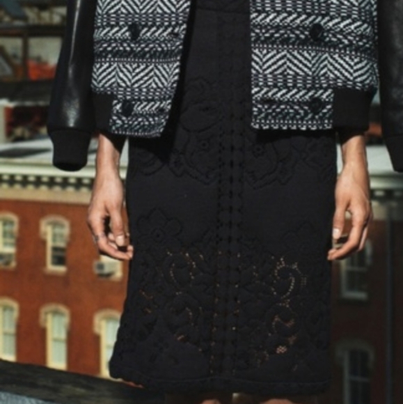 SEA NEW YORK PENCIL EYELED LACE SKIRT SIZE 4 - Picture 9 of 9